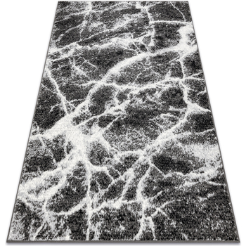 Virée en mer Tapis Rugsx BCF Rug Morad MARMUR marbre - anthracite / noir 140x200 cm Noir