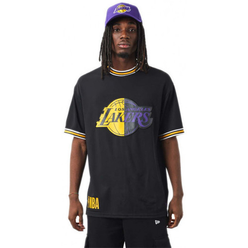 New-Era LA Lakers NBA Team Logo Noir - Vêtements T-shirts & Polos Homme  37,80 €