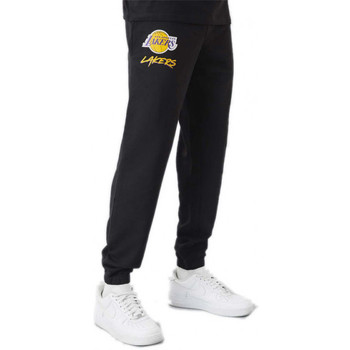 Vêtements Homme Pantalons de survêtement New-Era LA Lakers NBA Script Noir