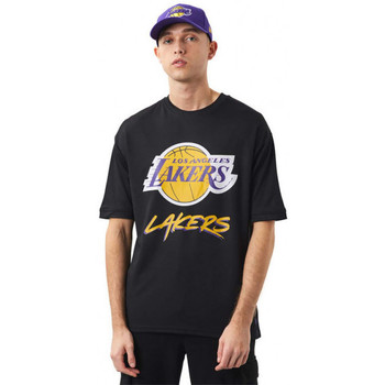 Vêtements Homme Tous les vêtements New-Era LA Lakers NBA Script Noir