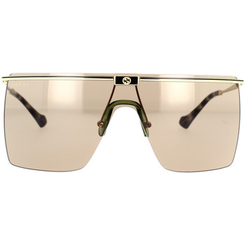 Gucci Eyewear aviator-frame tinted sunglasses Homme Lunettes de soleil Gucci Occhiali da Sole  GG1096SA 002 Doré
