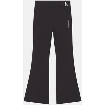 Vêtements Fille Pantalons Calvin Klein Jeans IG0IG01698-BEH DENIM BLACK Noir