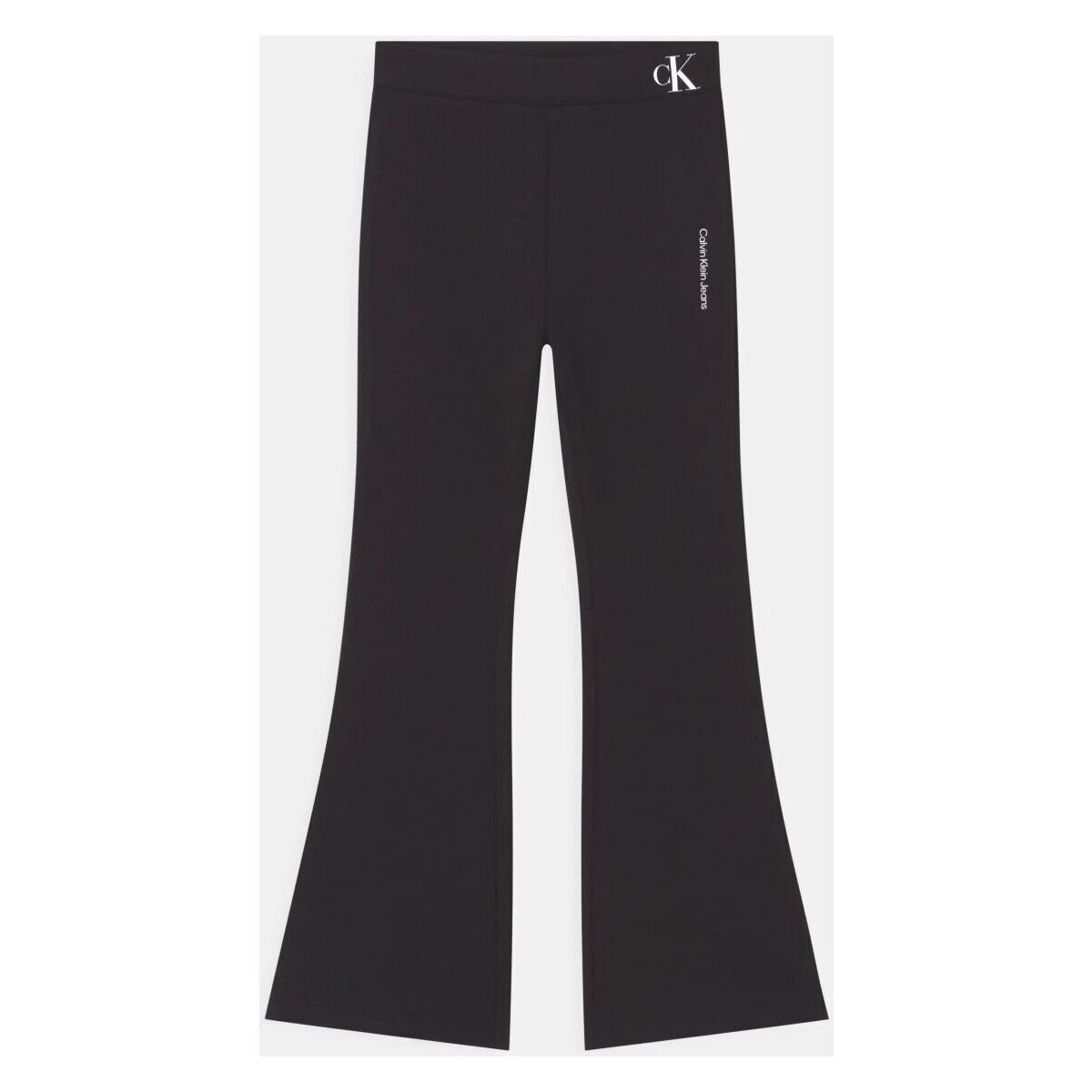Vêtements Fille Pantalons Calvin Klein Jeans IG0IG01698-BEH DENIM BLACK Noir
