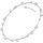 Montres & Bijoux Femme Colliers / Sautoirs Swarovski Collier  Constella tailles rondes variées Blanc