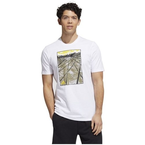 Vêtements Homme T-shirts manches courtes adidas Originals Skates Tee Blanc