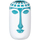 Maison & Déco Vases / caches pots d'intérieur Ixia Vase Visage en céramique Blanc et Bleu Blanc
