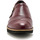 Chaussures Femme Slip ons Pediconfort Sans-gêne avec zip et élastique Rouge