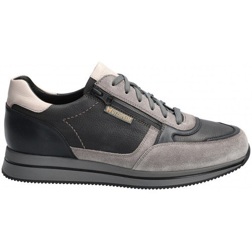 Chaussures Homme Baskets mode Mephisto Sneakers en cuir GILFORD Gris