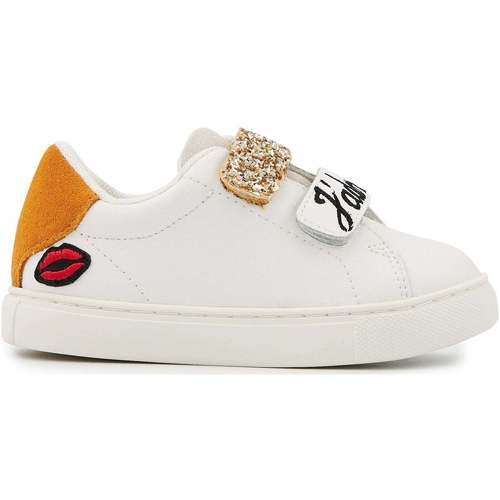 Chaussures Femme Baskets mode Only & Sons Paname Mini Edith J'adore Papi Blanc