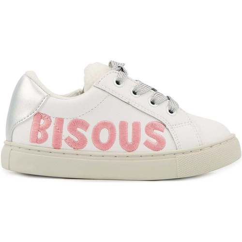 Chaussures Femme Baskets mode Only & Sons Paname Mini Simone Bisous Câlin Blanc