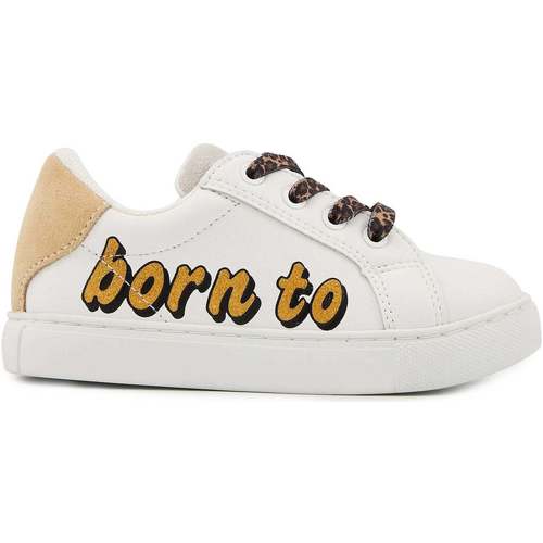 Chaussures Femme Baskets mode Ballerines / Babies Paname Mini Simone Born To Be Cute Blanc