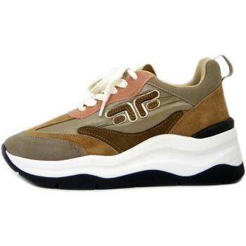 Chaussures Femme Baskets mode Fornarina Femme Chaussures, Sneakers, Cuir et Textile-MANILABR Marron