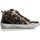 Chaussures Femme Baskets mode Reqin's Sneakers Brittany Mix Sequins Bronze - Marron
