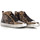 Chaussures Femme Baskets mode Reqin's Sneakers Brittany Mix Sequins Bronze - Marron