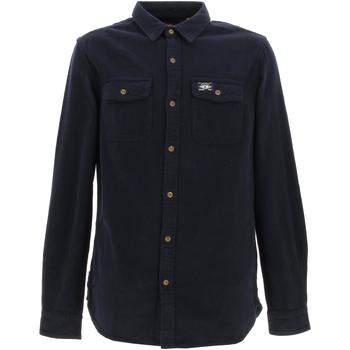 Vêtements Homme Chemises manches longues Superdry Vintage trailsman flannel nv Bleu