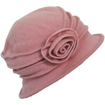 Accessoires textile Femme Chapeaux Chapeau-Tendance Chapeau cloche laine MARTINA Rose Pâle