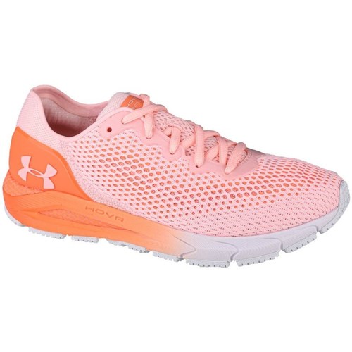 Chaussures Femme Dwayne "The Rock" Johnson wearing Under Armour Under Armour Hovr Sonic 4 Orange, Rose
