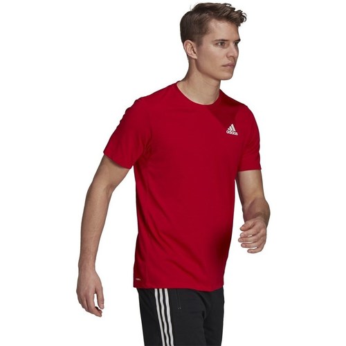 Vêtements Homme T-shirts manches courtes adidas Originals Aeroready Rouge