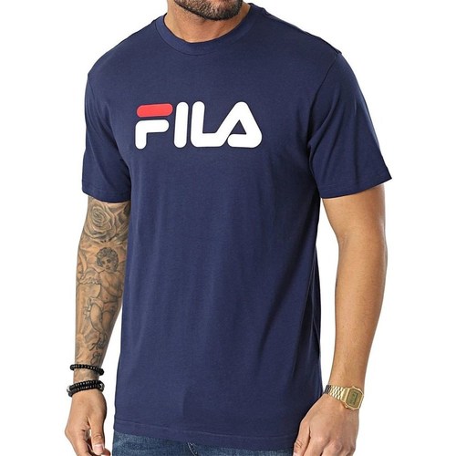 Vêtements Homme T-shirts manches courtes Fila Bellano Tee Marine