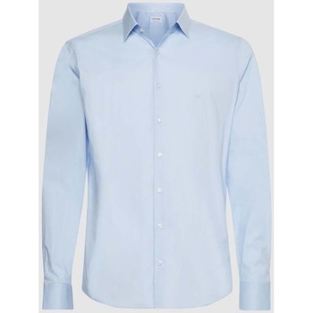 Vêtements Homme Chemises manches longues Calvin Klein Jeans K10K108229 Bleu