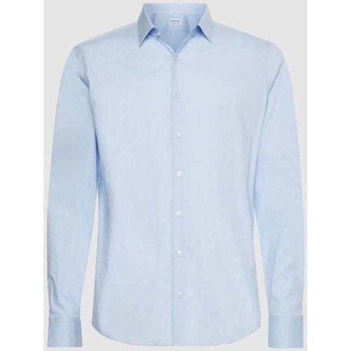 Vêtements Homme Chemises manches longues Calvin Klein jacket Jeans K10K108229 Bleu
