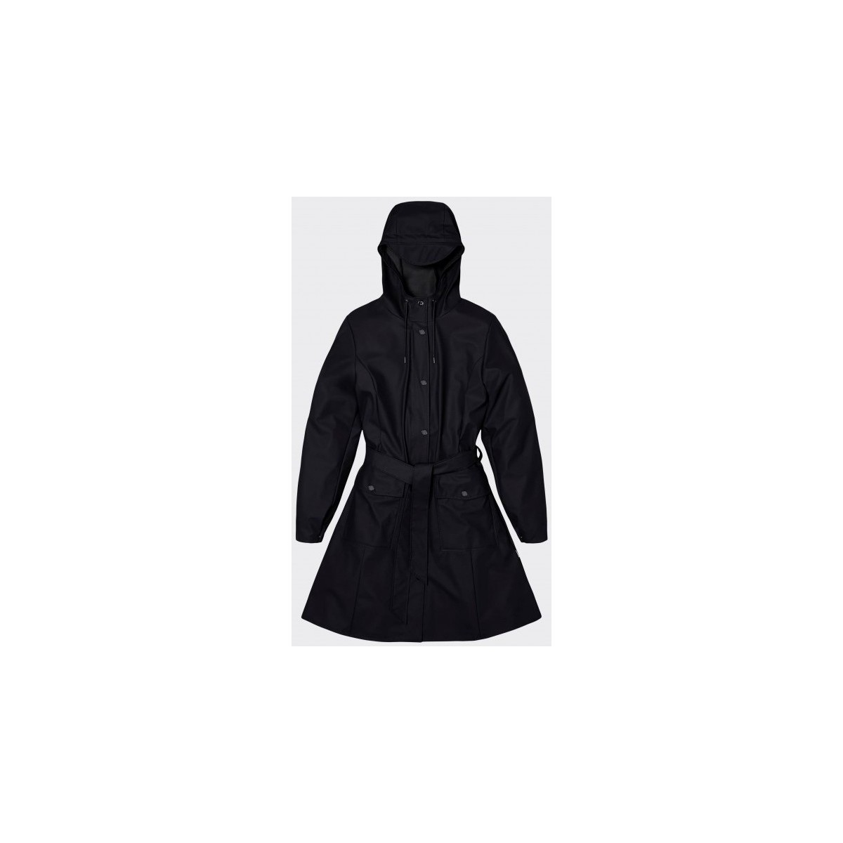 Vêtements Femme Vestes Rains Curve Jacket Black Noir
