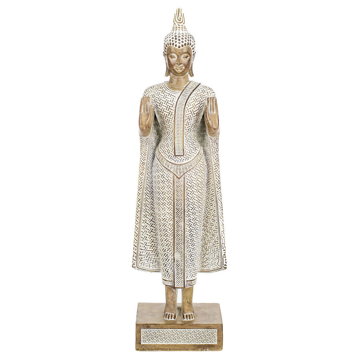 Maison & Déco Statuettes et figurines Signes Grimalt Figure De Bouddha Blanc