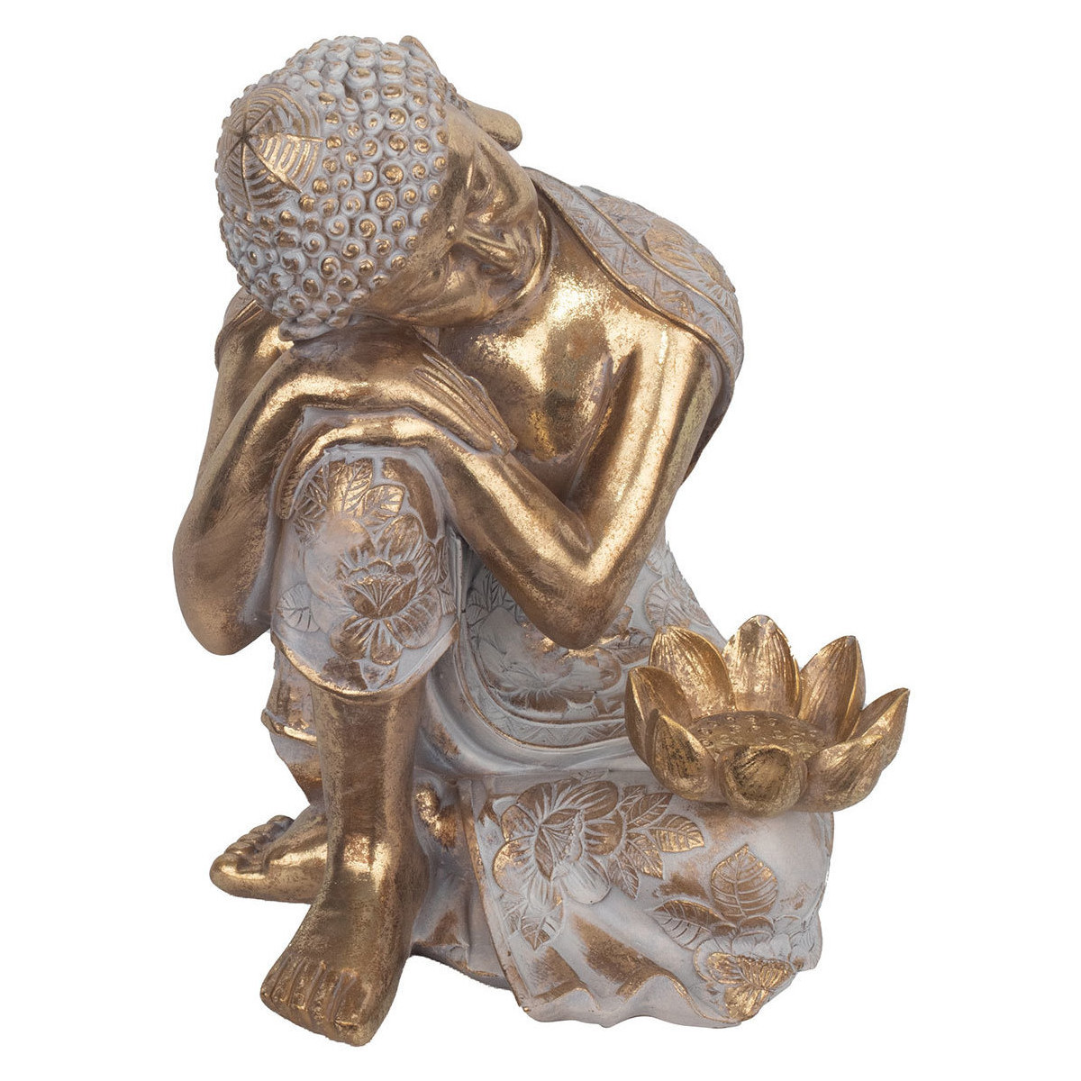 Maison & Déco Statuettes et figurines Signes Grimalt Bouddha Soutenu Doré