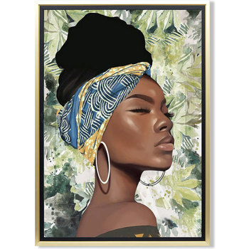 Maison & Déco Tableaux / toiles Signes Grimalt Boîte De Femme Africaine Vert