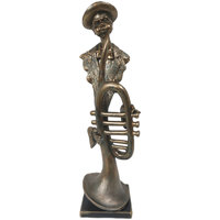 Maison & Déco Statuettes et figurines Signes Grimalt Trompette Musicienne Figurant Doré