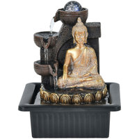 Voir toutes les nouveautés Statuettes et figurines Signes Grimalt Bouddha Avec De La Lumière Doré