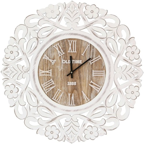 Maison & Déco Horloges Signes Grimalt Horloge Murale En Mosaïque Blanc