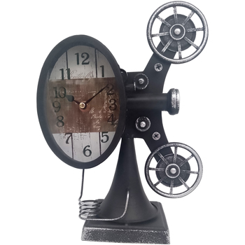 Maison & Déco Horloges Signes Grimalt Horloge De Cinéma Vintage Noir
