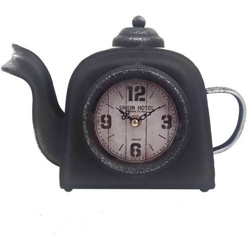 Panneau à Suspendre Casque Horloges Signes Grimalt Surveillance De Café Vintage Noir