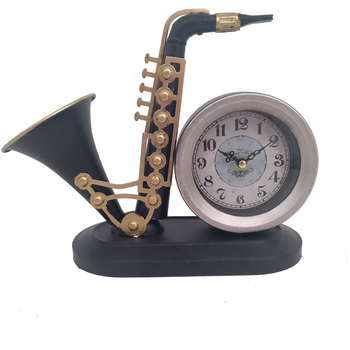 CARAMEL & CIE Horloges Signes Grimalt Horloge De Saxophone Vintage Noir