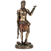 Boni & Sidonie Statuettes et figurines Signes Grimalt Figure De Dieu Eshu Yoruba Doré