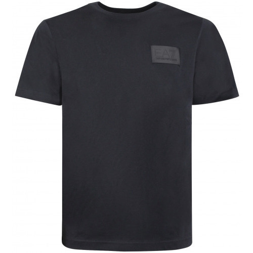 Vêtements Homme Débardeurs / T-shirts sans manche Emporio Armani EA7 Tee shirt T-shirt 100 % coton avec texte Chill Vibesni homme Noir 6LPT04 - XS Noir
