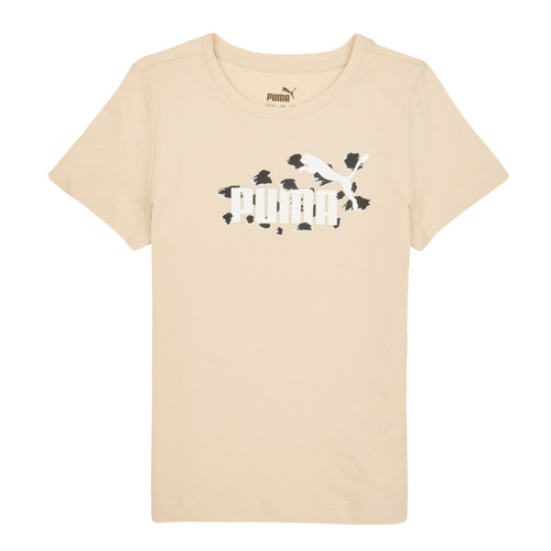 Vêtements Fille T-shirts manches courtes Puma ESS ANIMAL TEE Beige