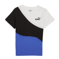 Vêtements Garçon T-shirts manches courtes Puma PUMA POWER Noir / Bleu