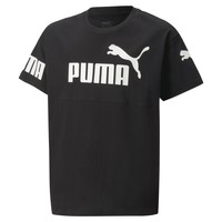 Vêtements Garçon T-shirts manches courtes Puma PUMA POWER Noir
