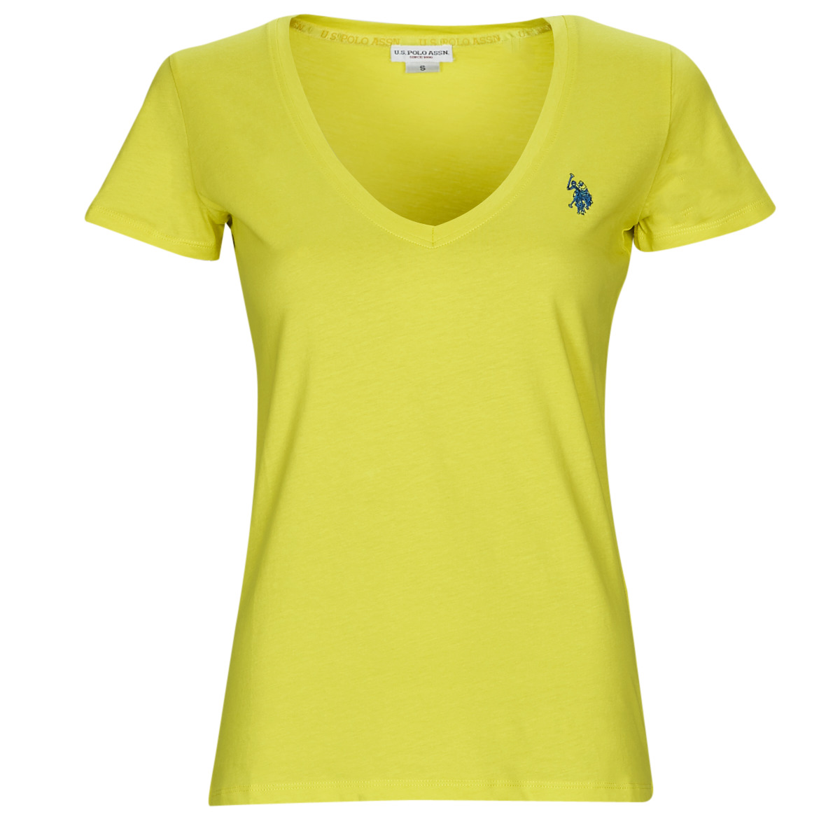 Vêtements Femme T-shirts manches courtes U.S Emblem Polo Assn. BELL Jaune