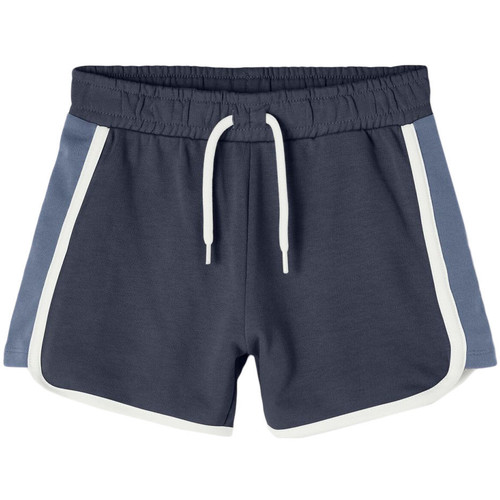 Vêtements Fille Warhol Shorts / Bermudas Name it 13202107 Bleu