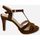 Chaussures Femme Sandales et Nu-pieds Brenda Zaro Sandale talon Camel Marron