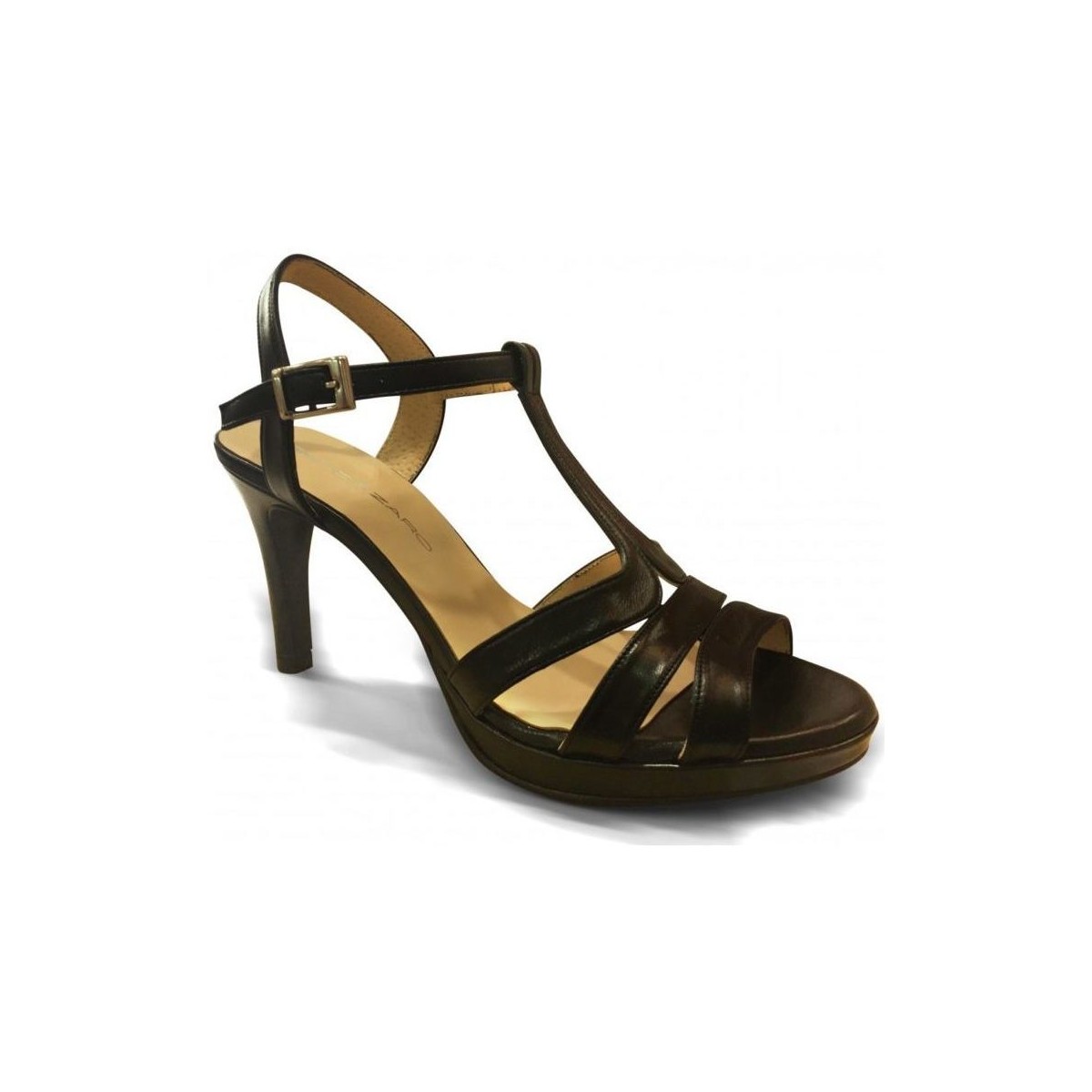 Chaussures Femme Sandales et Nu-pieds Brenda Zaro Sandales talon Noir Noir