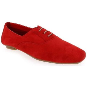 Chaussures Femme Derbies Reqin's Derby HYDRA Peau Rouge Rouge