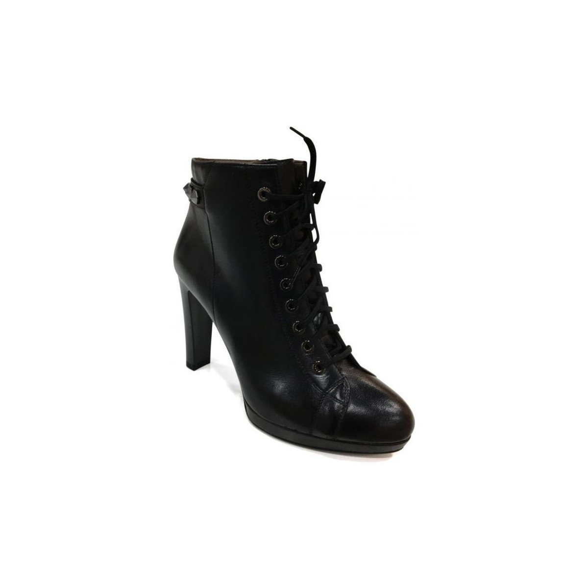 Chaussures Femme Bottines NeroGiardini Boots Talon Noir Noir
