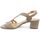Chaussures Femme Sandales et Nu-pieds Brenda Zaro Sandale Talon Beige Beige