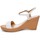 Chaussures Femme Sandales et Nu-pieds Unisa Sandales compensées RITA Blanc Blanc