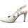 Chaussures Femme Escarpins Brenda Zaro Escarpin Bride arrière Blanc/Beige Blanc