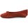 Chaussures Femme Ballerines / babies Reqin's Ballerines Plates  Harmony Peau Fraise Rouge